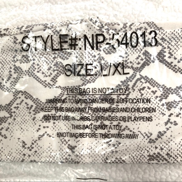 ❗️LOWEST PRICE Snakeskin Print Fleece Lined Mocha Tan Zenana Leggings - Picture 6 of 6